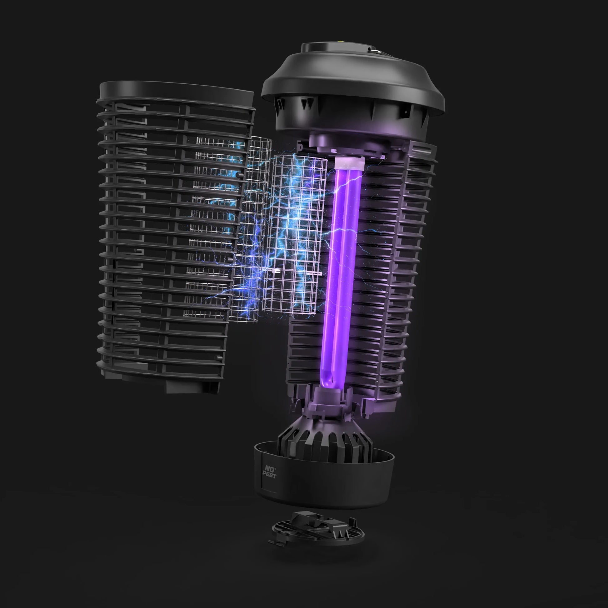 UV vabzdžių gaudyklė nuo uodų, musių, kandžių 4500V 40W No Pest XXL