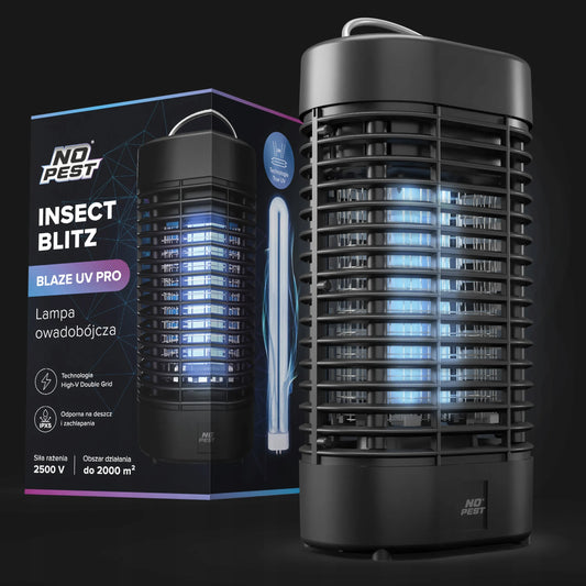 UV vabzdžių gaudyklė nuo uodų, musių, kandžių, No Pest 2500V UV PRO didelė XL