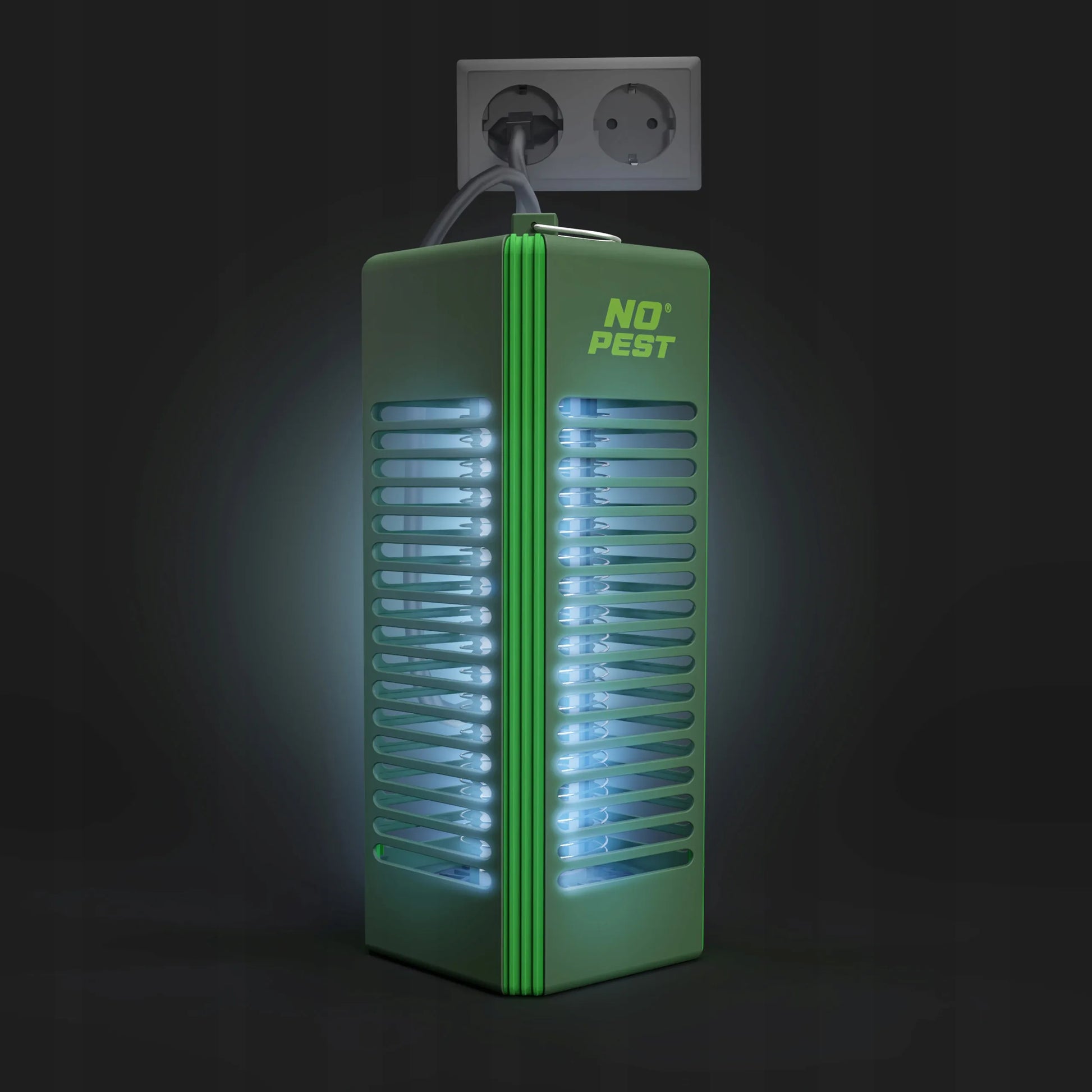 UV vabzdžių gaudyklė nuo uodų, musių, vabzdžių, elektrinė, „Insect Blitz Lumeo“, žalia