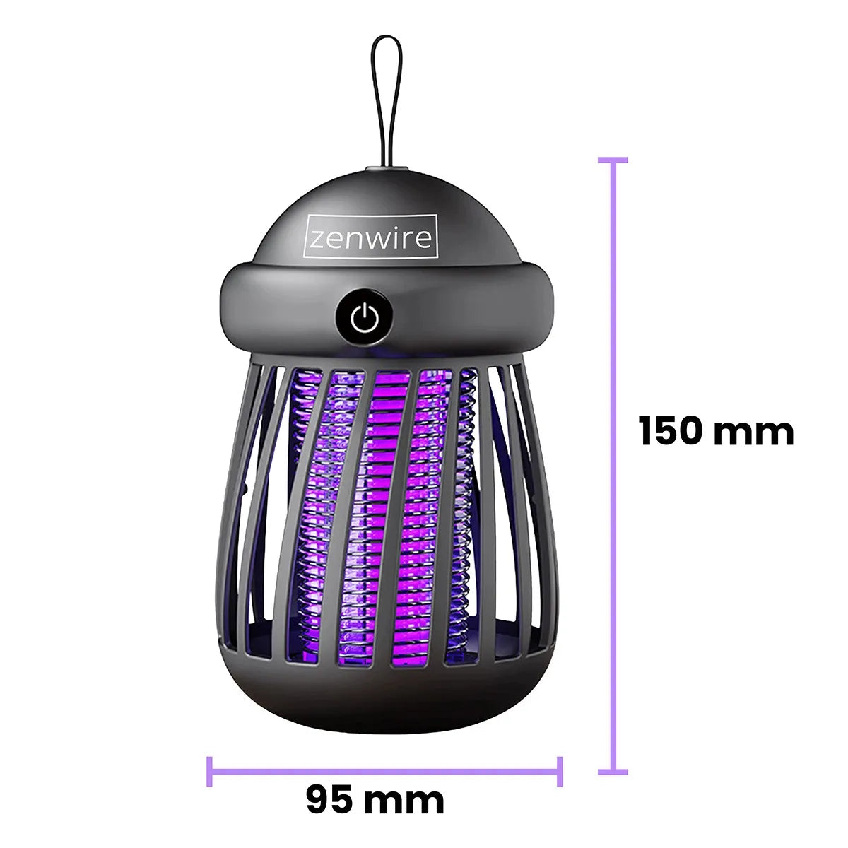 UV vabzdžių naikinimo lempa nuo uodų, musių, kandžių, įkraunama, išorinė, USB