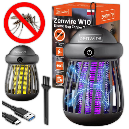 UV vabzdžių naikinimo lempa nuo uodų, musių, kandžių, įkraunama, išorinė, USB
