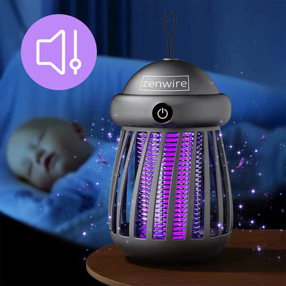 UV vabzdžių naikinimo lempa nuo uodų, musių, kandžių, įkraunama, išorinė, USB