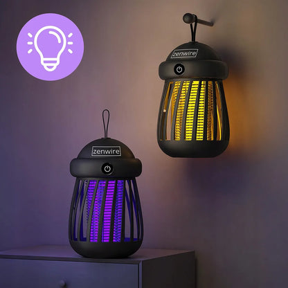 UV vabzdžių naikinimo lempa nuo uodų, musių, kandžių, įkraunama, išorinė, USB