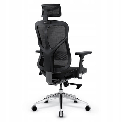 V-Basic ergonominė biuro kėdė su sukamuoju mechanizmu, Premium serija, DIABLO, juoda