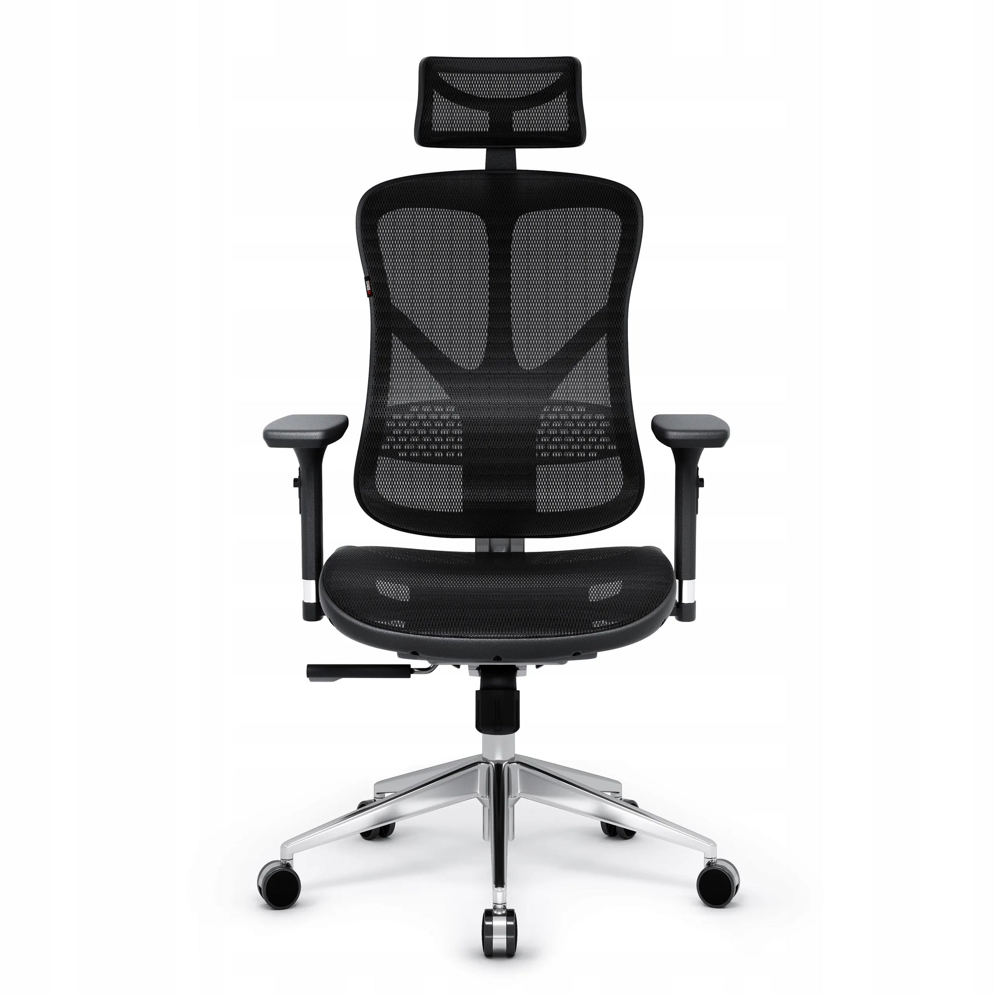 V-Basic ergonominė biuro kėdė su sukamuoju mechanizmu, Premium serija, DIABLO, juoda