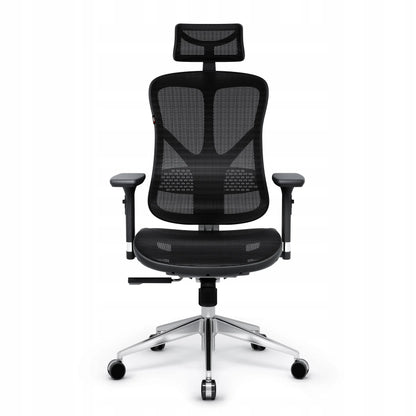 V-Basic ergonominė biuro kėdė su sukamuoju mechanizmu, Premium serija, DIABLO, juoda