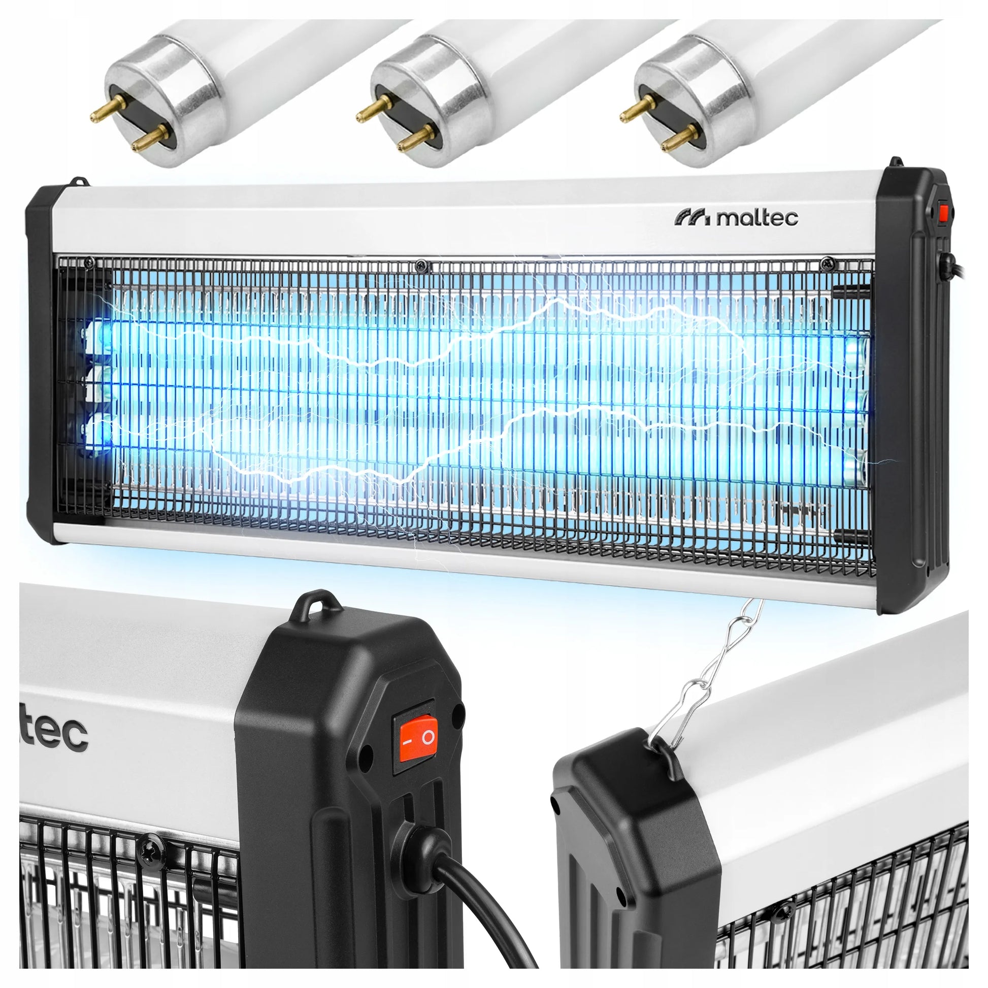 Vabzdžių naikintuvas nuo uodų, musių ir vabzdžių UV galingas spąstas 60W 3800V