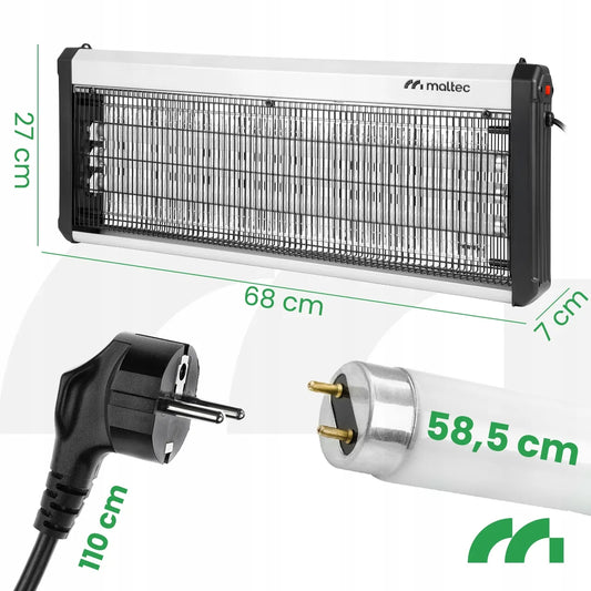 Vabzdžių naikintuvas nuo uodų, musių ir vabzdžių UV galingas spąstas 60W 3800V
