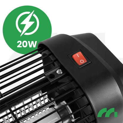 Vabzdžių naikintuvas nuo uodų, musių, vabzdžių UV galingas spąstas 20W 3800V