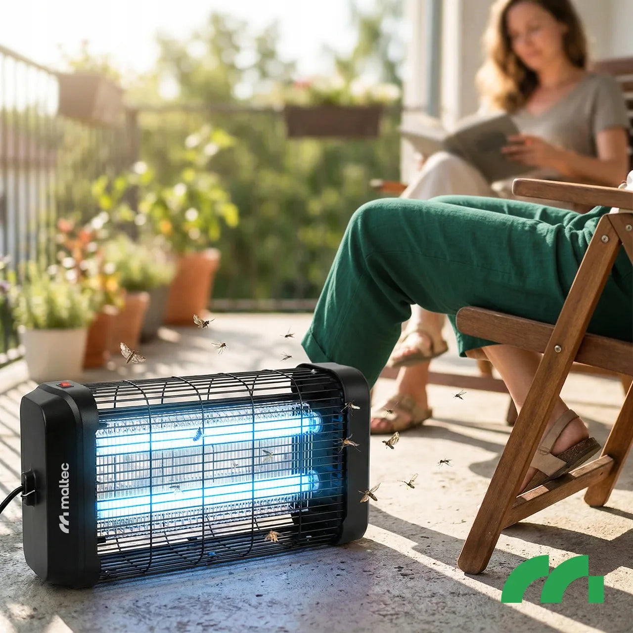 Vabzdžių naikintuvas nuo uodų, musių, vabzdžių UV galingas spąstas 20W 3800V