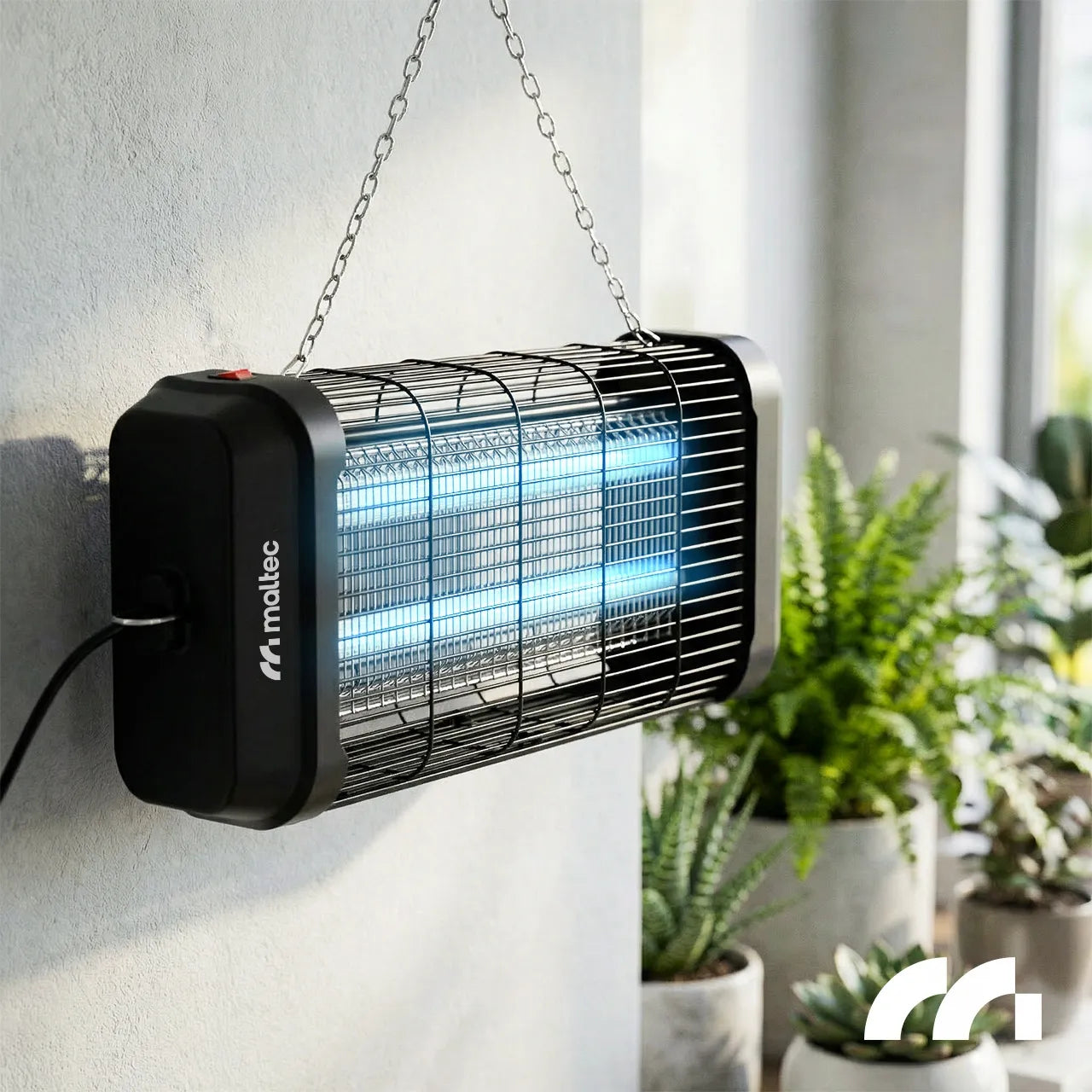 Vabzdžių naikintuvas nuo uodų, musių, vabzdžių UV galingas spąstas 20W 3800V