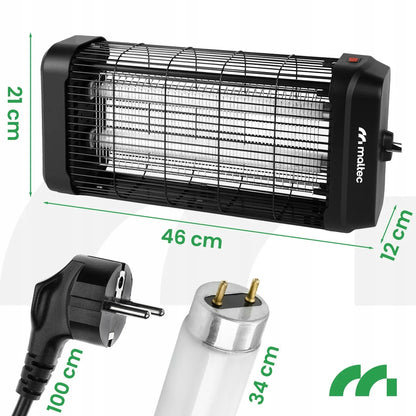 Vabzdžių naikintuvas nuo uodų, musių, vabzdžių UV galingas spąstas 20W 3800V