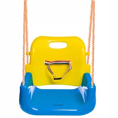 Vaikiškos sodo sūpynės COIL 3-in-1, kibirėlio formos, mėlynos