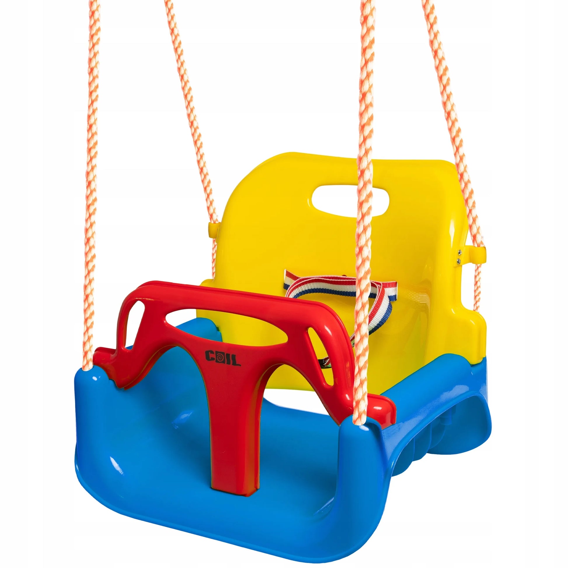 Vaikiškos sodo sūpynės COIL 3-in-1, kibirėlio formos, mėlynos
