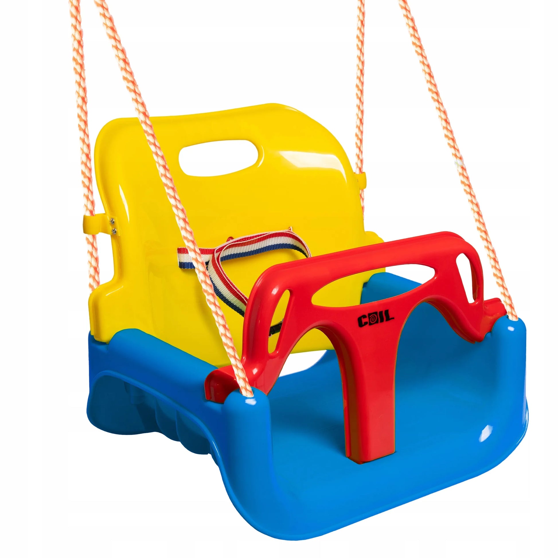 Vaikiškos sodo sūpynės COIL 3-in-1, kibirėlio formos, mėlynos