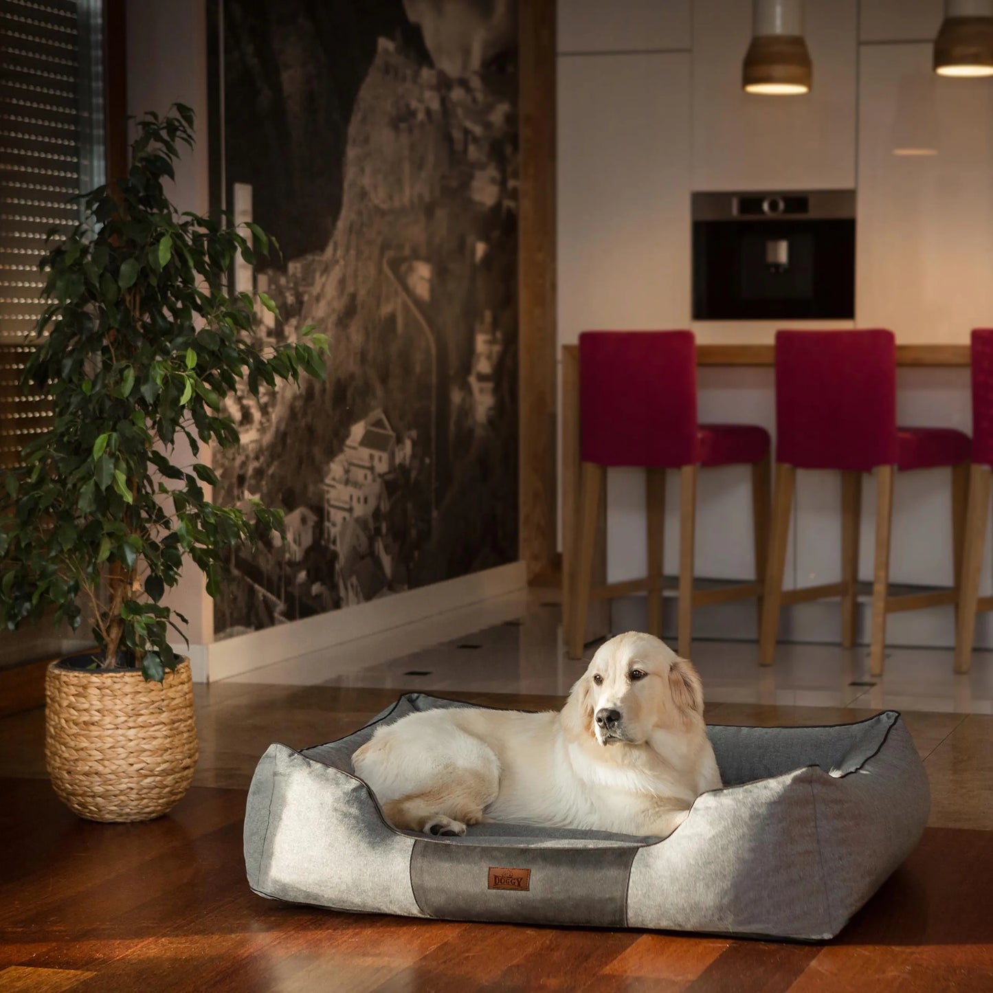 Vandeniui atspari šuns lova Doggy Comfort Ekolen XL 85x65 cm