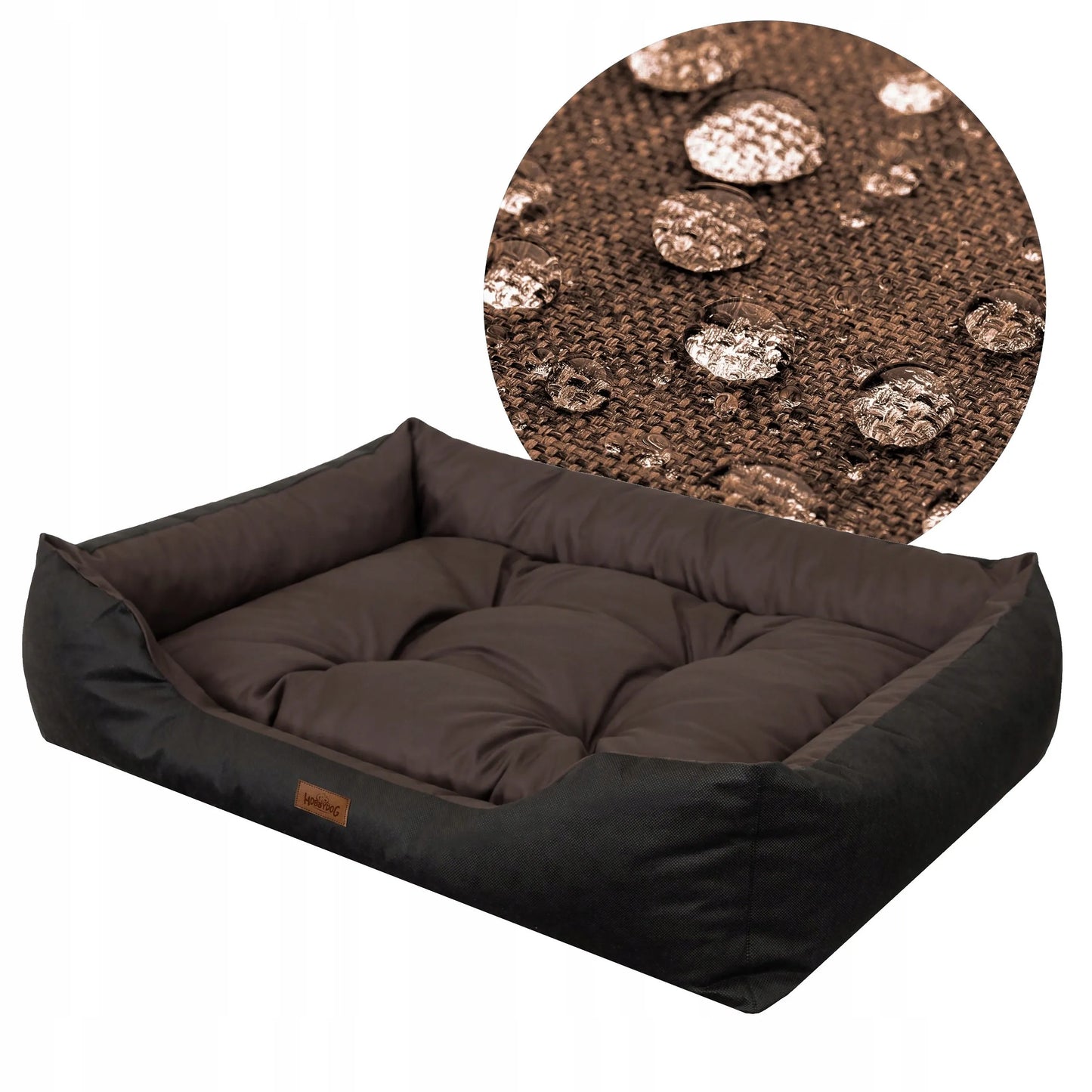 Vandeniui atspari šunų lova Puffy sofa-gultas su čiužiniu XL 92x73 cm
