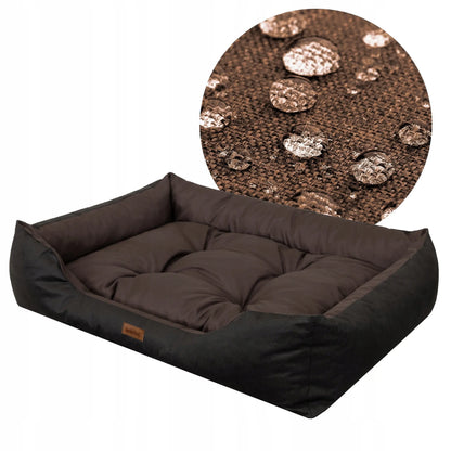 Vandeniui atspari šunų lova Puffy sofa-gultas su čiužiniu XL 92x73 cm
