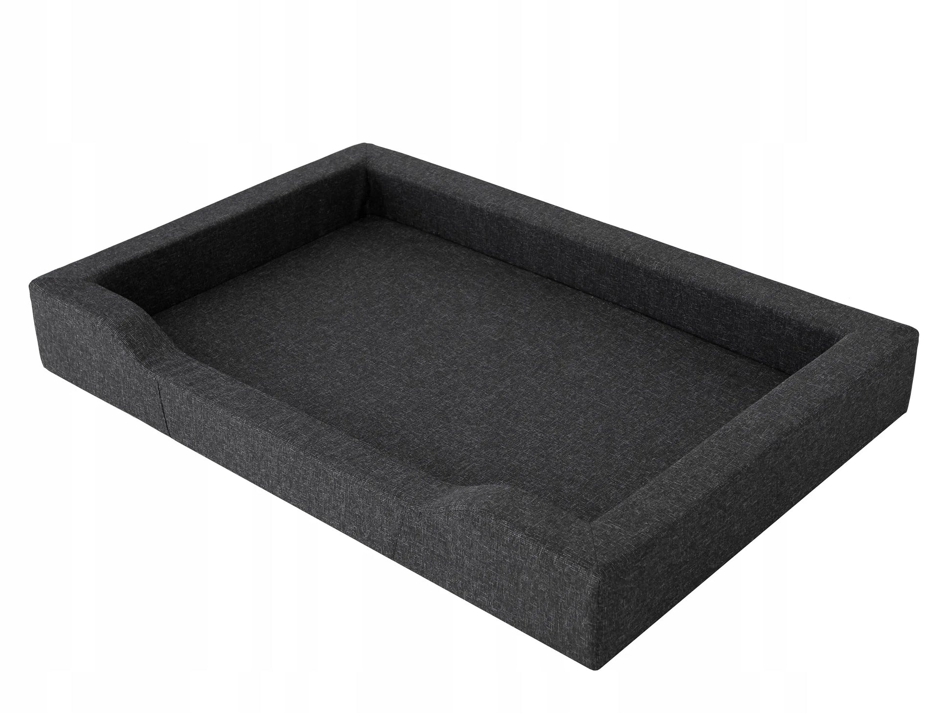 Vandeniui atspari šunų lova sofa XXL 120x80 cm, juoda