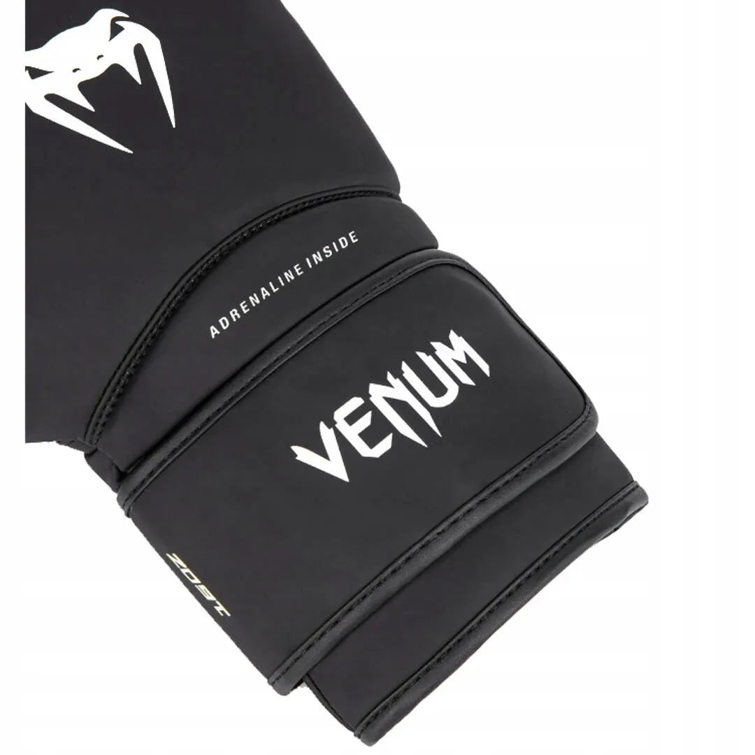 Venum Contender 1.5 juodos bokso pirštinės, 12 oz