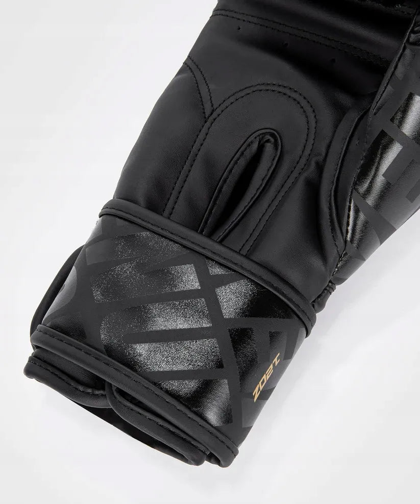 Venum Contender 1.5 XT bokso pirštinės, juodos ir auksinės, 12 oz