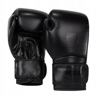 Venum Contender 2.0 juodos bokso pirštinės, 12 oz