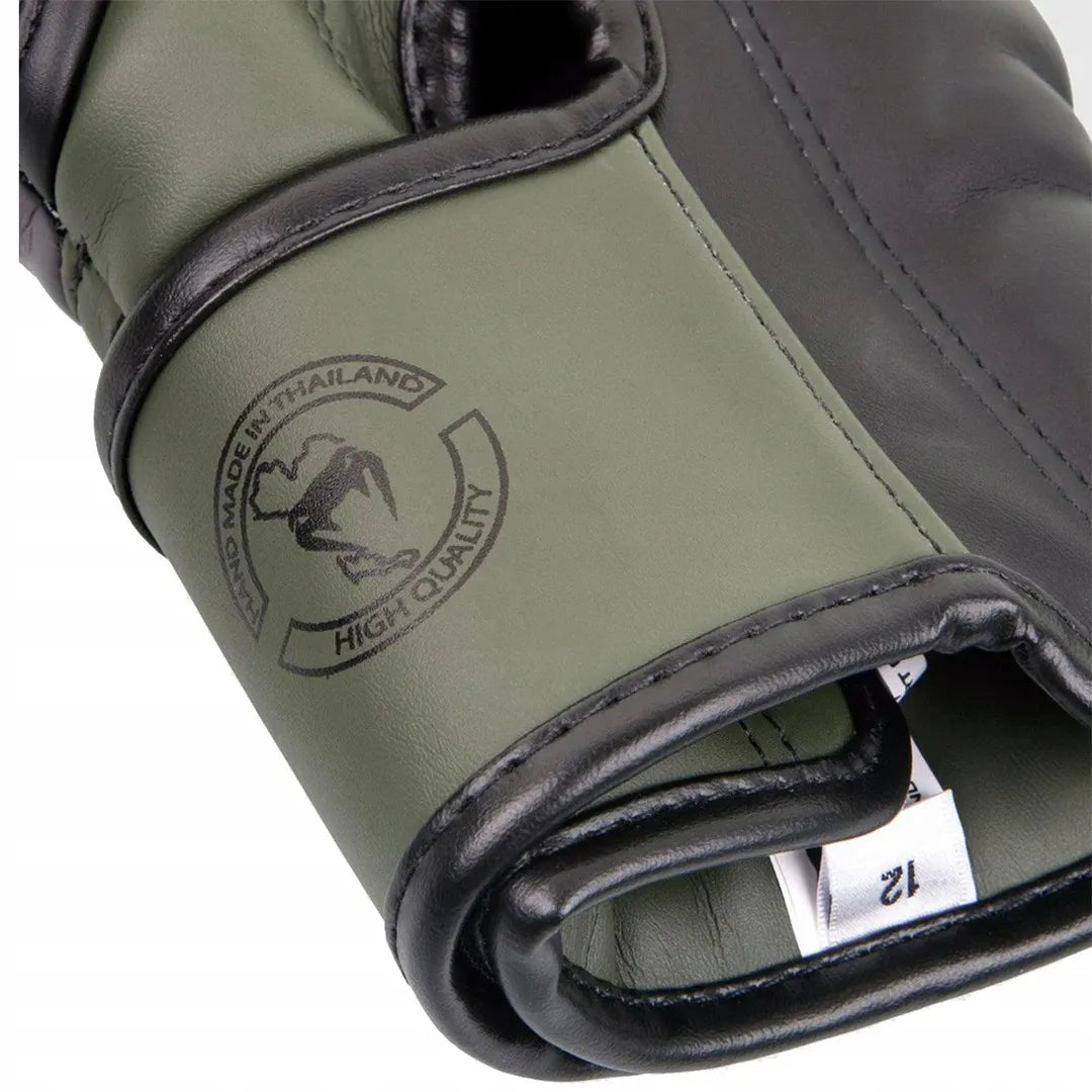 Venum Elite Boxing treniruočių boksinės pirštinės, chaki, 16 oz