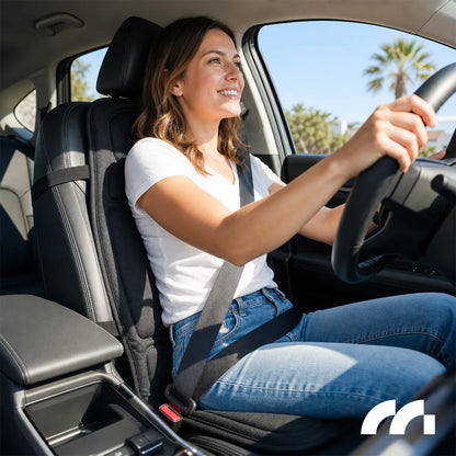 Vibracinis šildomas masažinis kilimėlis kėdei ir automobiliui MalTec SeatVibe