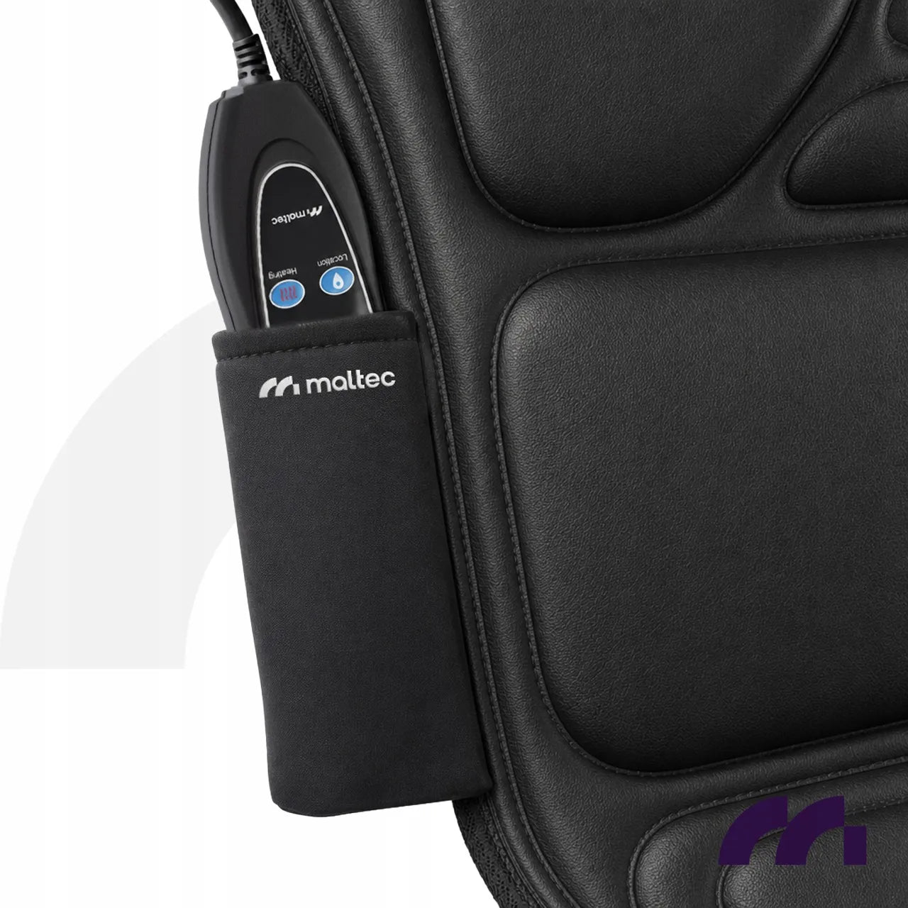 Vibruojantis masažinis kilimėlis kėdei su šildymo funkcija Maltec SeatVibe Lux
