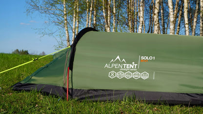 Vieno asmens palapinė AlpenTent Solo 1 Bivi 1 kg