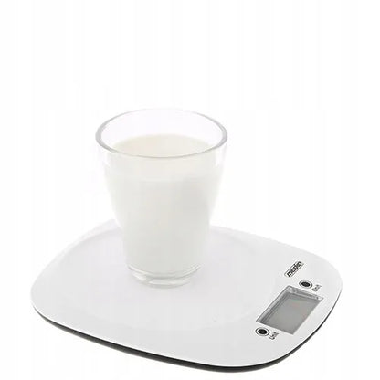 Virtuvinės svarstyklės su 1,4 l dubeniu, iki 5 kg, Mesko MS 3179, baltos