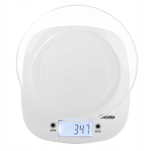 Virtuvinės svarstyklės su 1,4 l dubeniu, iki 5 kg, Mesko MS 3179, baltos