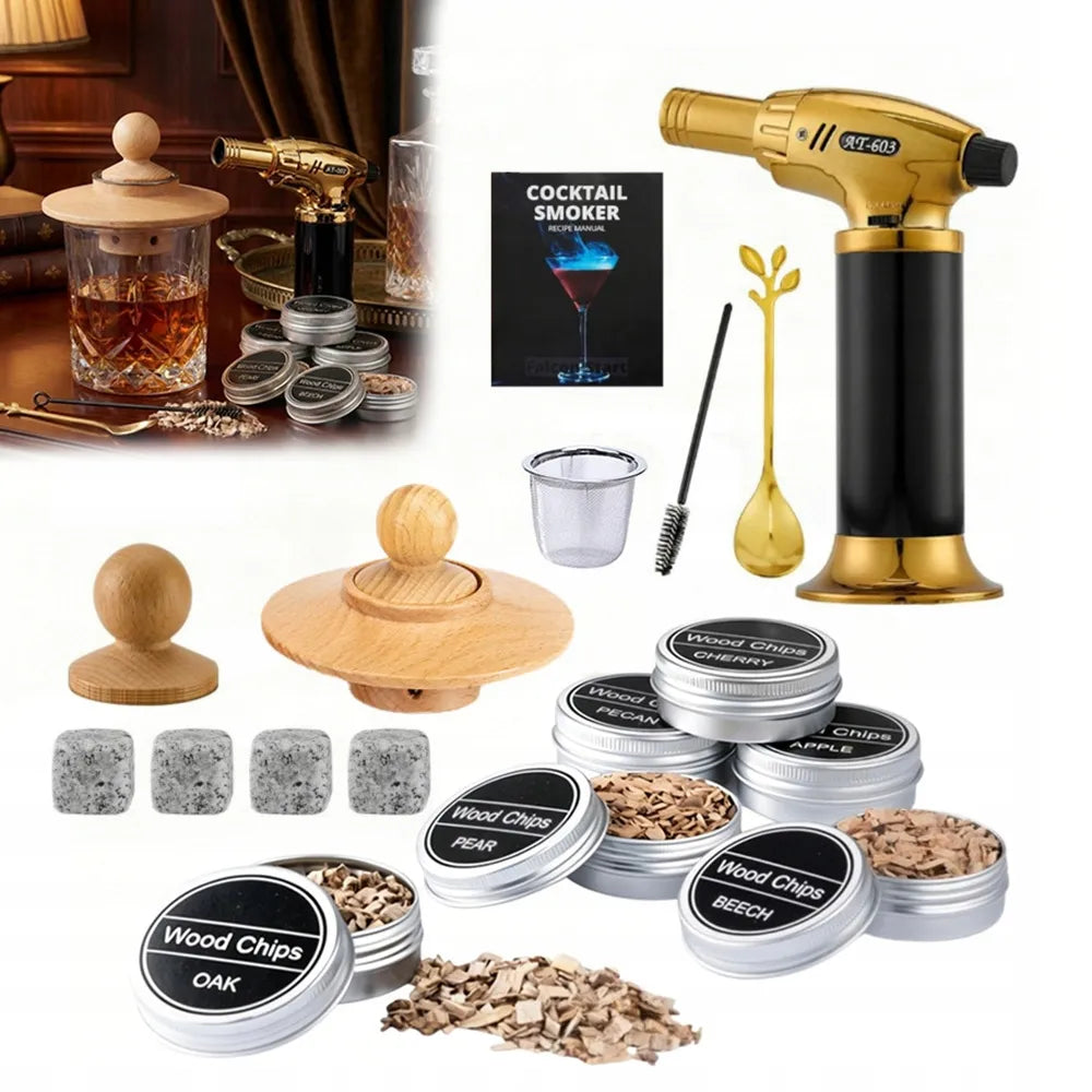 Viskio rūkymo rinkinys Whisky Smoker – prabangi dovana vyrui