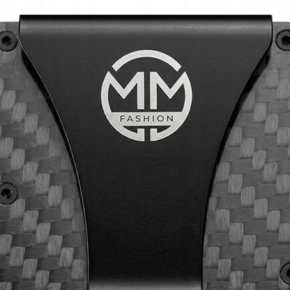 Vyriška aliumininė kortelių piniginė „Carbon Slim“ su RFID apsauga