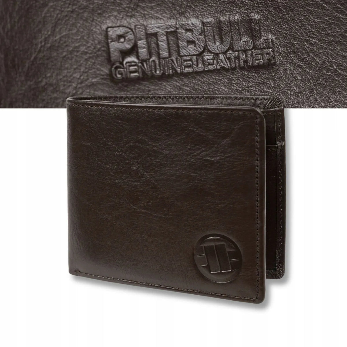 Vyriška odinė piniginė „Pitbull Poway“ su RFID apsauga