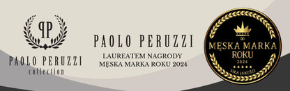 Vyriškas klasikinis odinis juosmens krepšelis Paolo Peruzzi rudas