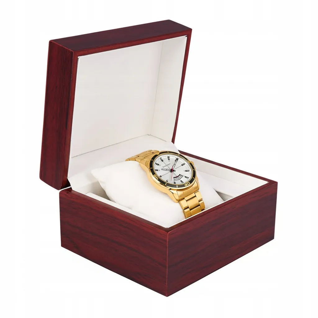 Vyriškas laikrodis Beltimore BT03 Aura Collection auksinis