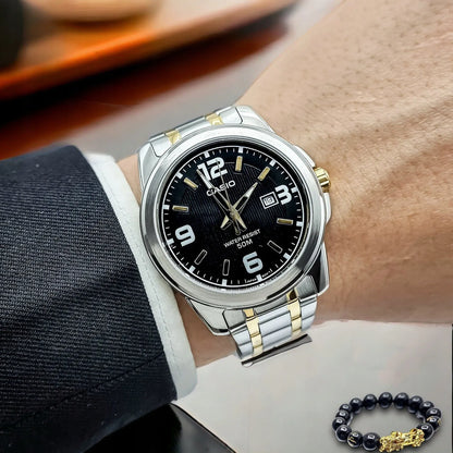 Vyriškas laikrodis CASIO MTP-1314SG-1AVDF bransoleta+BOX