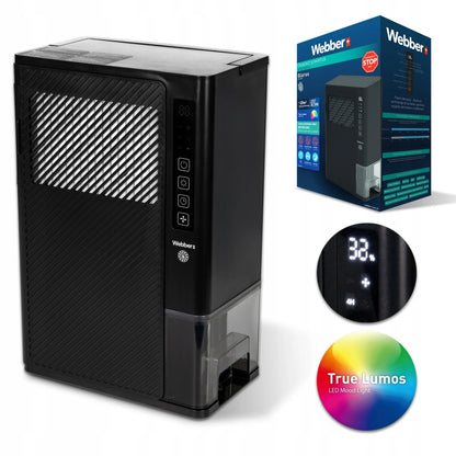 Webber DEX1 oro sausintuvas, 3 l/24 val., tylus, su HEPA filtru ir LED ekranu, iki 20 m²