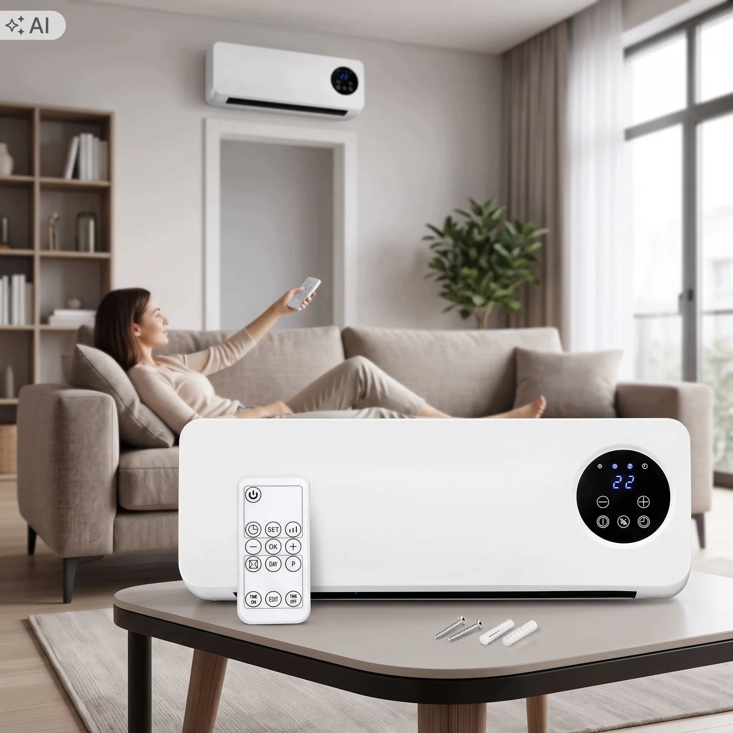 WEBER HEAT ZYY-PTC06 2000W oro uždanga šildymui ir vėsinimui