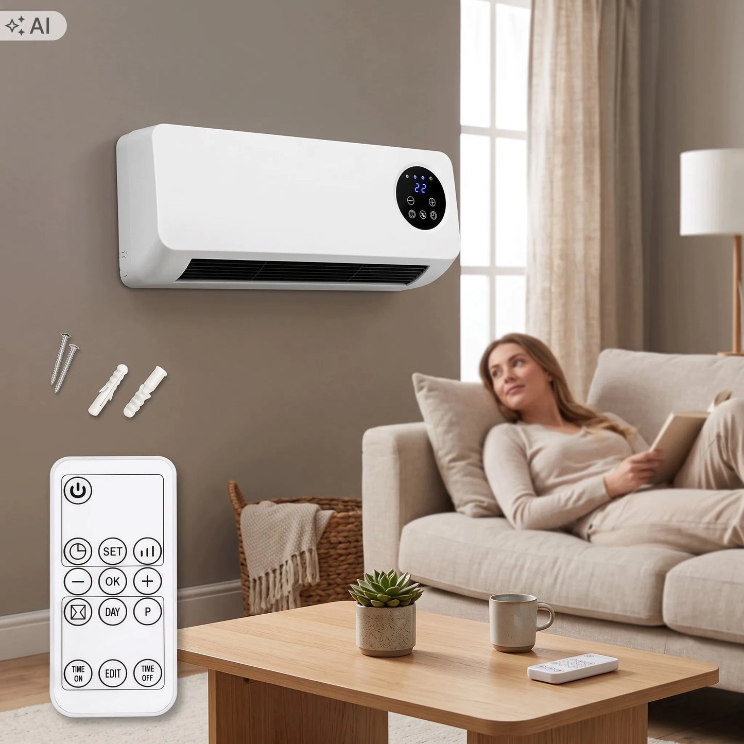 WEBER HEAT ZYY-PTC06 2000W oro uždanga šildymui ir vėsinimui