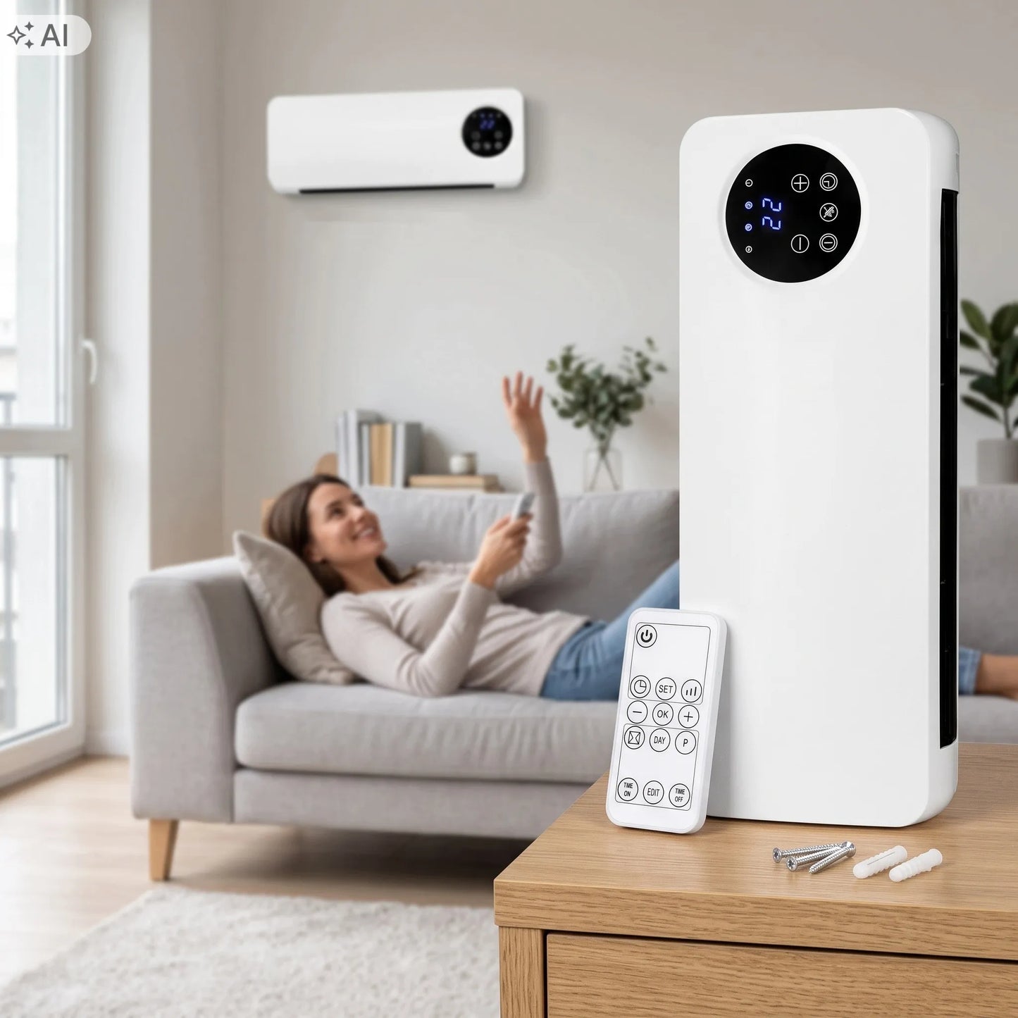 WEBER HEAT ZYY-PTC06 2000W oro uždanga šildymui ir vėsinimui