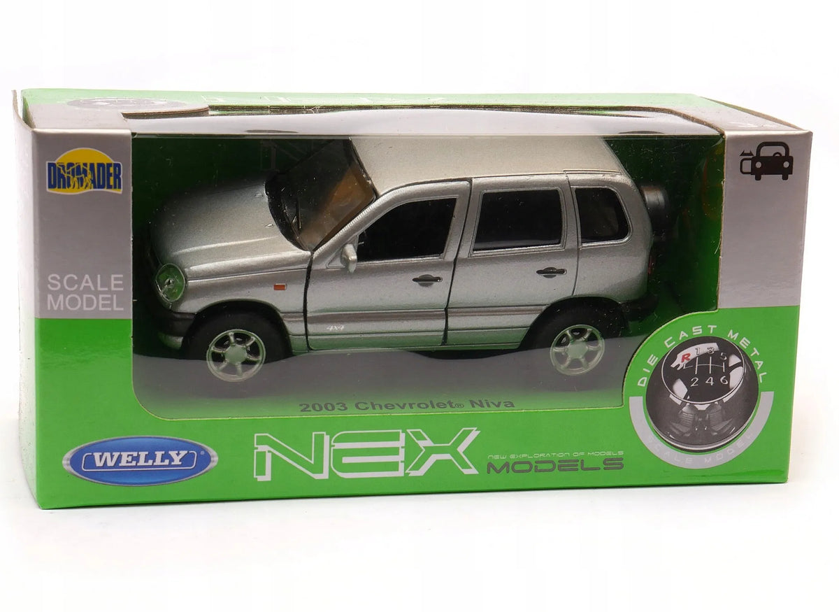 Welly 2003 Chevrolet Niva 1:34 metalinis modelis