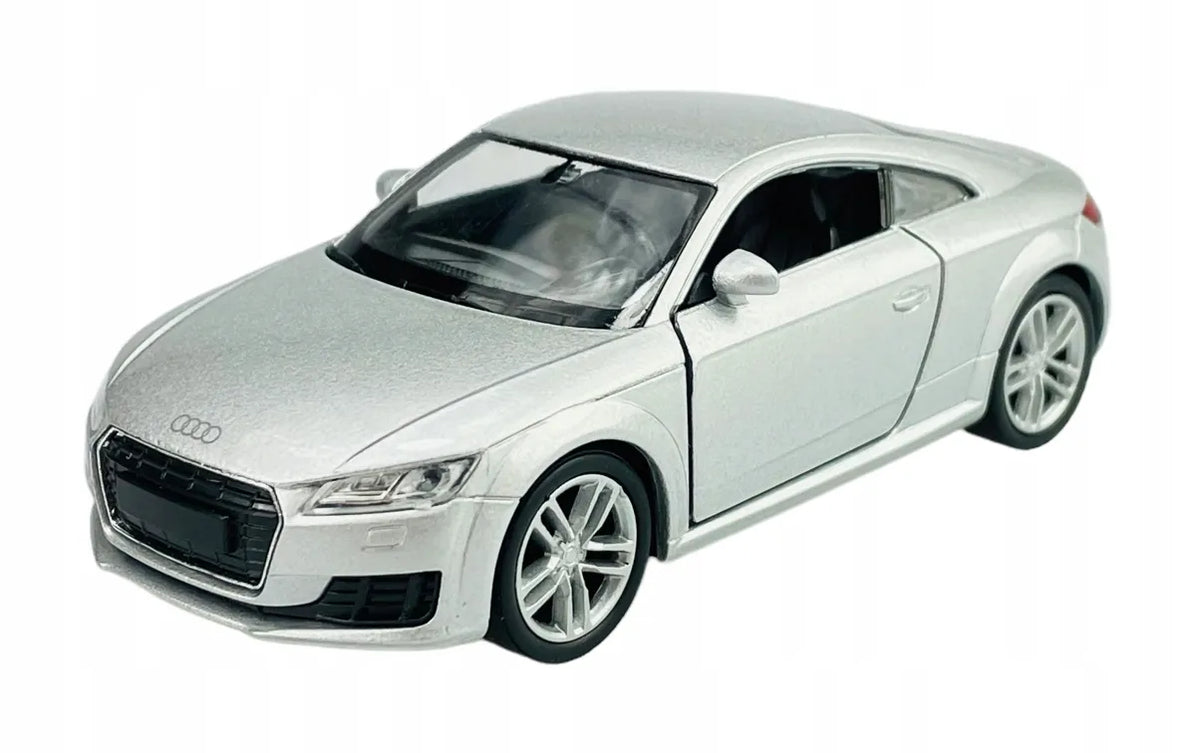 Welly 2014 m. sidabrinis „Audi TT Coupé“ metalinis modelis, 1:34, 43695