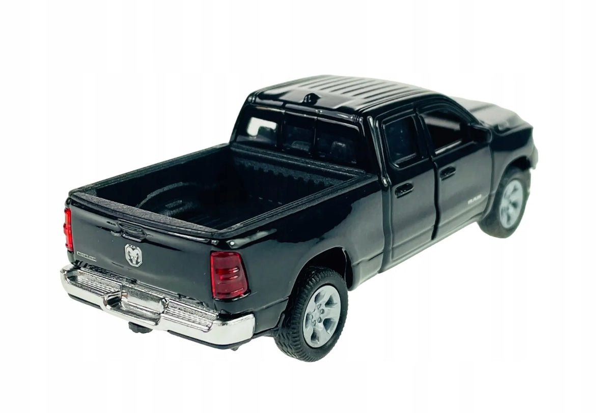Welly 2019 m. juodas metalinis automobilio modelis „DODGE RAM 1500“, 1:34