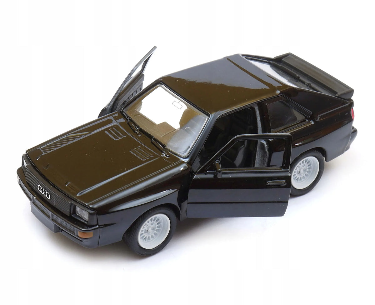 Welly Audi Sport quattro 1:34 modelis, juodas