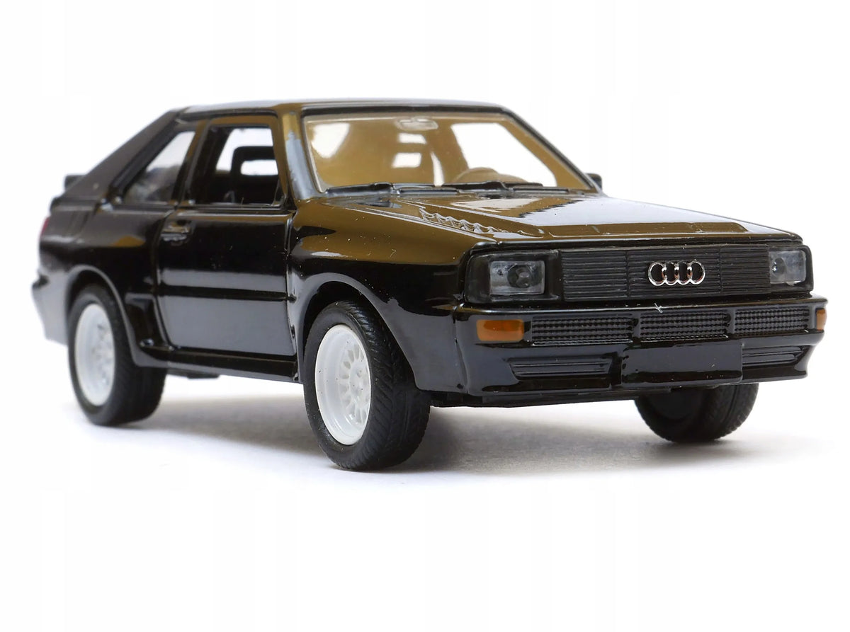 Welly Audi Sport quattro 1:34 modelis, juodas