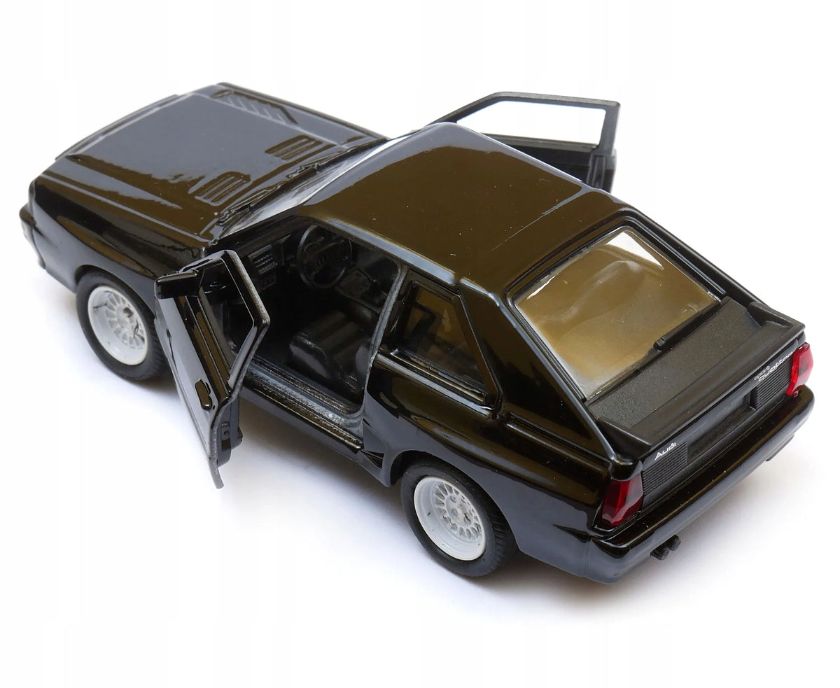 Welly Audi Sport quattro 1:34 modelis, juodas