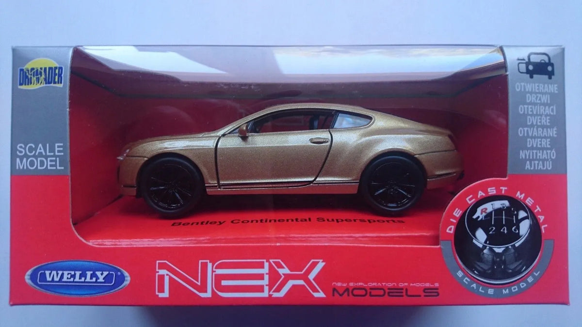 Welly „Bentley Continental Supersports“ 1:34, naujas