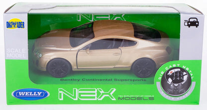 Welly „Bentley Continental Supersports“ 1:34, naujas